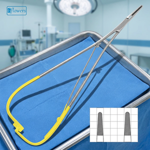 Porte-aiguille Mathieu Stille, instrument chirurgical, manche jaune, certifié CE Classe I, utilisation manuelle - Product Image 2