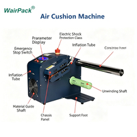 Machine à coussin d'air haute vitesse WairPack avec affichage numérique, gonfleur automatique de film PE et bouton d'arrêt d'urgence