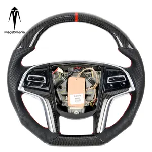 For Cadillac CTS X TS S RX ATS CT6 Custom Alcantara carbon fiber steering wheel racing wheel convertible