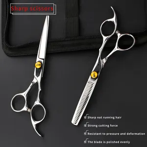 High Quality Hair Cutting Thinning Scissors Professional Barber Salon Hair Cutting Scissors Hair Styling Factory Supplier