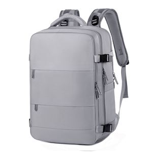 Wholesales Custom Logo Unisex Large Laptop <b>Backpack</b> Unisex Multi-Functional Business Weekend Bag Waterproof Travel Bag with USB - Product Image 4