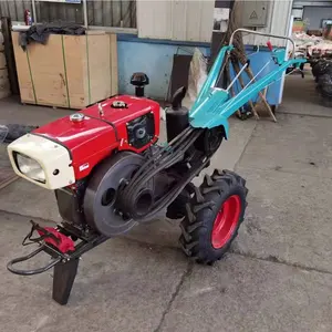 Mini tractor con Sistema de Correa para cultivo manual, cultivador eléctrico