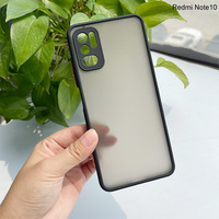 Coque souple en TPU pour Xiaomi, compatible modèles Mi 10, Hawkey, Redmi Note 10, 10s, 9, 8 Pro, 5G, rigide, translucide, mat, Flexible