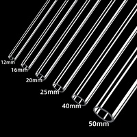 Tube creux extrudé en PC transparent sur mesure, polycarbonate transparent, diamètre 500 mm, épaisseur 2-60 mm, 0,5-2 mm, découpe sur mesure