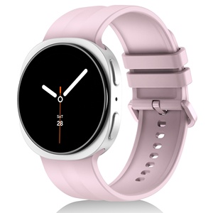 Nouveauté 2026 pour Samsung Galaxy Watch 9 : Bracelet de montre sport en silicone souple avec bracelet plat de remplacement en caoutchouc, 12 couleurs - Product Image 2