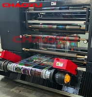 Imprimante flexographique automatique 200 m/min 4/6 couleurs pour le pré-impression des cartons ondulés et la fabrication de boîtes en papier