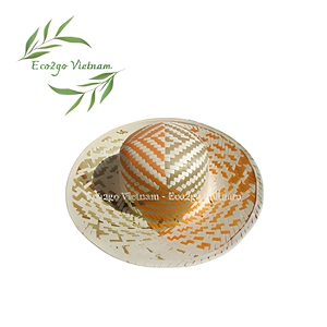 Chapeau de cowboy personnalisé de haute qualité avec logo, fabriqué en herbe naturelle à 100 % pour la pêche Eco2go Vietnam - Product Image 1