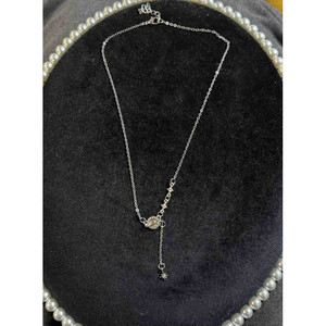 Collane a strati in acciaio inossidabile stile punk con diamanti e motivo a farfalla vintage, di tendenza, in saldo, all'ingrosso - Product Image 1