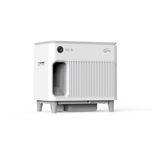 Caja de Arena Inteligente para Gatos, Cerrada, de Plástico, Fácil de Limpiar, Gran Capacidad, Autolimpiable, con Desodorización Continua - Product Image 2