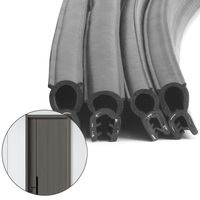 Bande d'étanchéité en caoutchouc extrudé EPDM personnalisée, profil en caoutchouc extrudé OEM, bande en caoutchouc industrielle résistante aux intempéries et imperméable