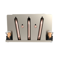 Refroidisseur de processeur COOLSERVER 4189 2UM81, radiateur de serveur de refroidissement avec 5 caloducs, dissipateur thermique passif LGA 4189 pour ordinateur, TDP 300W