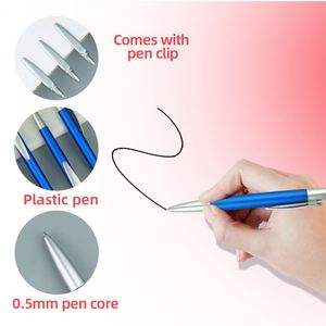 Bolígrafos de Plástico Azules Deportivos con Logotipo Personalizado de 1.0 mm, Artículos Promocionales Novedosos de Bajo Costo para Regalo - Product Image 4