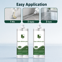 Résine époxy SANKIN 1:1 AB, colle imperméable pour intérieur, revêtement en résine époxy, colle adhésive forte pour applications sur sols, murs et carreaux