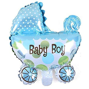 Ballons en aluminium en gros pour révélation du sexe, anniversaire, bébé dormant, garçon ou fille, avec décorations de fête de naissance en carton - Product Image 4