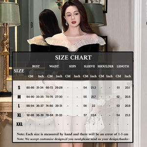 Blusa zicht 91684 stile coreano Vintage in velluto nero Top O <span class=keywords><strong>collo</strong></span> a manica lunga con <span class=keywords><strong>volant</strong></span> camicette eleganti per le donne camicie di moda - Product Image 5