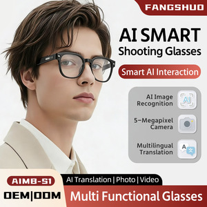 Gafas Inteligentes con IA, Traducción en Tiempo Real, Control por Voz, Grabación HD, Marco de Poliuretano - Product Image 2