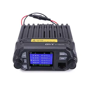 KT-8900D FCC CE mini vhf uhf, pantalla de doble banda a color, radio móvil de largo alcance para coche