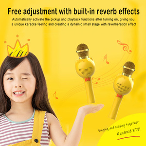 ز. بطة ميكروفون لاسلكي USB للأطفال تصميم الكرتون لعبة الكاريوكي للتعلم المبكر والمرح - Product Image 3
