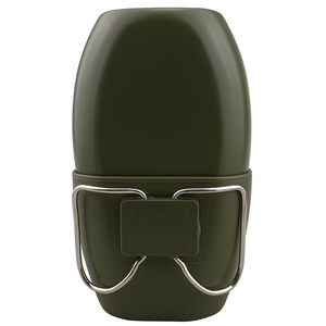 Échantillon gratuit Bouilloire tactique 1L avec couvercle et gobelet pour boire en plein air, camping, randonnée et survie - Product Image 2