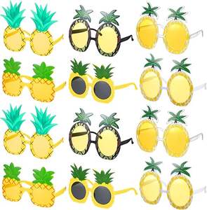 Crazy Night Fiesta Tropical piña gafas <span class=keywords><strong>de</strong></span> sol Ocean Line Luau fiesta gafas <span class=keywords><strong>de</strong></span> sol para la playa fiesta temática suministros Decoración - Product Image 1