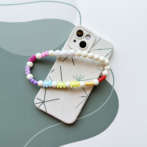 Moda creativa con catena per telefono cellulare con ciondoli e ciondoli colorati graziosi <span class=keywords><strong>gioielli</strong></span> per fotocamera - Product Image 3