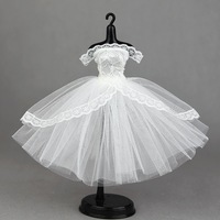Robe de mariée de style occidental à la mode pour poupées de 30 cm, échelle 1:6, avec jupe bouffante en tissu, pour poupées de 30 cm
