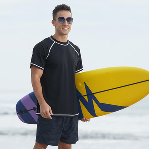 <b>Men's</b> <b>Swim</b> <b>Shirts</b> Rash Guard UPF 50+ UV Sun Protection T-<b>Shirt</b> Quick Dry Fishing Beach T <b>Shirts</b> libra x libra - Product Image 1