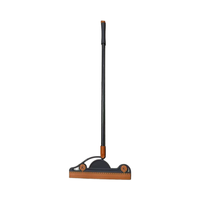 Brosse à sol en caoutchouc Realida, balai magique multifonctionnel avec long manche pour le nettoyage de la cuisine et de la salle de bain
