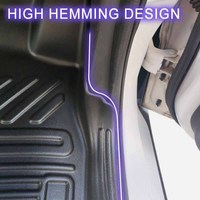 KQD Fabricant de premier plan Nouveau produit Tapis de voiture 5d 6d 7d 8d 9d Utilisé pour BAO JUN E100 2017 et suivants