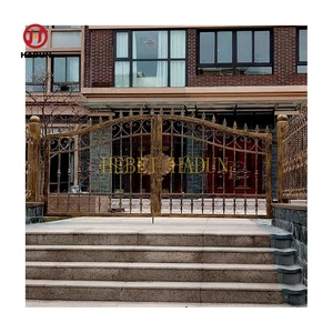 Porte coulissante en fer peint pour jardin - Product Image 3