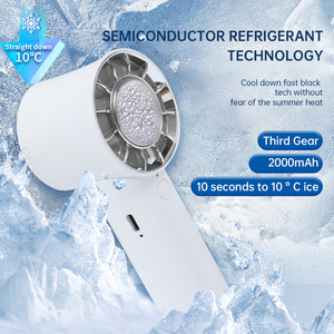 Quạt làm mát cầm tay di động ngoài trời, sử dụng công nghệ bán dẫn, sạc USB, làm mát bằng đá lạnh, quạt điều hòa mini, quạt du lịch - Product Image 3