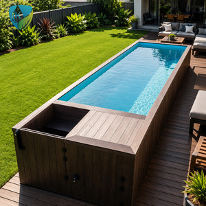 Piscina Prefabricada de Fibra de Vidrio para Jardín, Casa de Huéspedes u Hotel, con Equipamiento Completo - Product Image 3