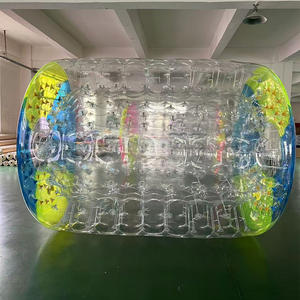 كرة مائية قابلة للنفخ بسعر المصنع، أسطوانة مشي مائية قابلة للنفخ، أنبوب دوار مائي قابل للنفخ لتدليك الجسم - Product Image 1