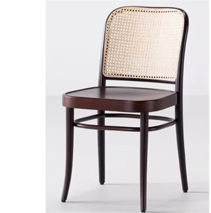 Chaise vintage en osier sculpté, style ancien, pour cuisine, salle à manger, restaurant, vente en gros - Product Image 2
