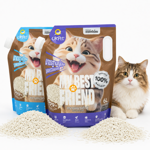 Vente directe usine – Litière pour chat agglomérante biodégradable, écologique, 100 % naturelle, à base de tofu et de maïs - Product Image 2