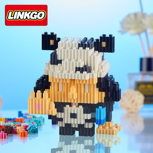 Vente en gros de figurines de construction en plastique 3D, mini briques, Sanji, Boa, Doflamingo, Crocodile, Luffy, <span class=keywords><strong>Linkgo</strong></span>, jouets de construction - Product Image 5