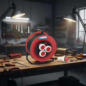 สายพ่วงอุตสาหกรรมเฟอร์วี 3 ช่องเสียบ ยาว 25 เมตร พร้อมหูหิ้ว สำหรับใช้ในโรงงาน - Product Image 3