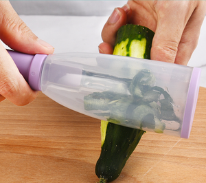 Utensilios de Cocina Personalizados para las Necesidades Diarias 2022, Pelador de Verduras Multifuncional con Tubo de Almacenamiento - Product Image 1