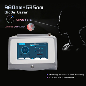 อุปกรณ์เลเซอร์ไดโอดแบบตั้งโต๊ะ 6‑in‑1 ความยาวคลื่น 980 นาโนเมตร 1470 นาโนเมตร การออกแบบความยาวคลื่นคู่ มาตรฐาน CE ปลั๊กไฟแบบ US - Product Image 3