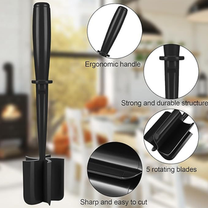 Utensilios de Cocina al por Mayor, Picador de Carne, Picador Manual de Nylon Resistente al Calor, Antiadherente, para Picar Carne de Res - Product Image 5