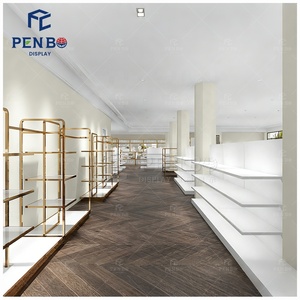 Diseño de Interiores de Tienda de Vestidos de Novia de Alta Gama, Muebles Personalizados para Sala de Exhibición de Novias, Exhibidores de Ropa de Lujo - Product Image 4