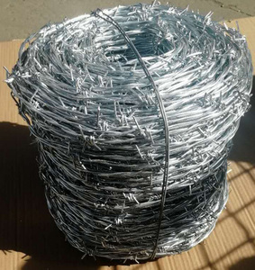 Cuộc sống lâu dài dây thép gai cuộn cho hàng rào dây dao cạo 1.8mm x 500m độ bền kéo cao mạ kẽm nặng 10 cm Khoảng cách barb - Product Image 4