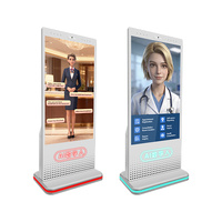 Écran d'affichage numérique LCD commercial intérieur de 55 pouces, kiosque interactif vocal alimenté par l'IA, Android Windows, matériel uniquement