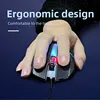 Mouse Gaming USB 3D Berkabel Terlaris RGB LED Backlit Tahan Air Ergonomis Optik untuk PC Stok Tersedia