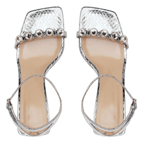 <span class=keywords><strong>Nuovo</strong></span> <span class=keywords><strong>stile</strong></span> fibbia cinturino strass tacchi alti punta quadrata blocco tacco grosso per sandali da donna partito - Product Image 6