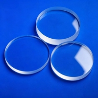 Plaques de silice fondue de qualité semi-conductrice sur mesure, bords rectifiés avec précision, multiples spécifications