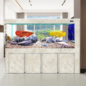 ตู้ปลาอะคริลิคแบบมีตู้เก็บของในตัว รุ่นใหม่ปี 2026 กระจกใสพิเศษ พร้อมระบบกรองด้านล่าง สำหรับเลี้ยง<span class=keywords><strong>ปลา</strong></span>เรดดราก้อนและปลาทอง เหมาะสำหรับห้องนั่งเล่น - Product Image 6
