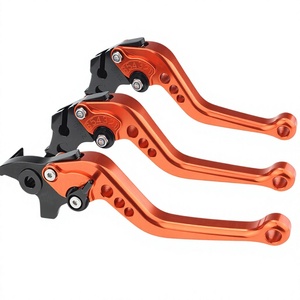 Leviers d'embrayage et de frein de moto usinés par CNC avec poignées Bullhorn pour Aprilia RSV Mille R (04-08) - Product Image 1