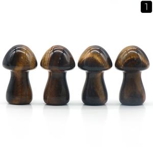 Naturel 35mm Cristal Champignon DIY Micro Paysage Ornement Gemme <span class=keywords><strong>Pot</strong></span> De Fleur Décoratif pour Jardin - Product Image 6