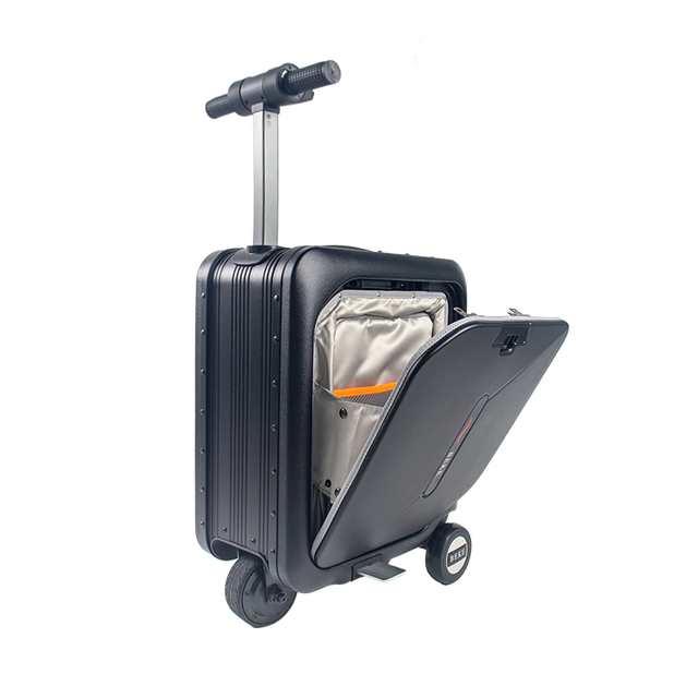 Smart Business Electric Riding Luggage Suitcase 360° Wheels with USB Charging Sports Style